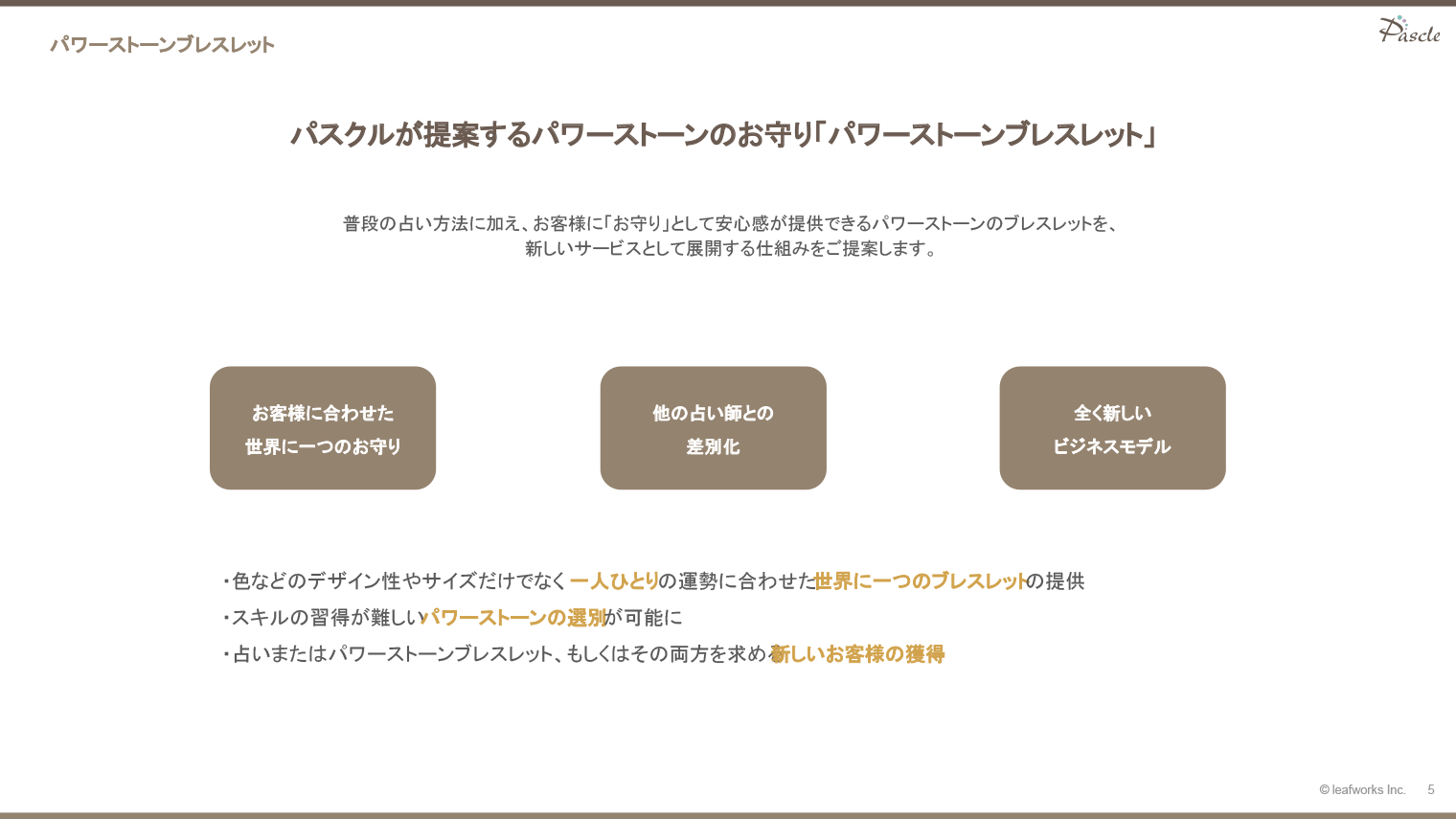 パワーストーンブレスレット